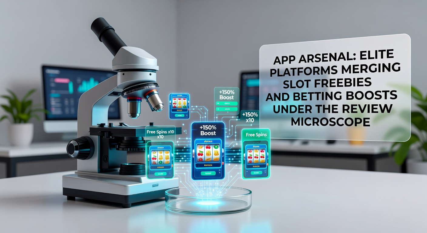 Close-up van een smartphone met app-interface die slot free spins en sport betting boosts toont, inclusief review-scores en promotie-banners