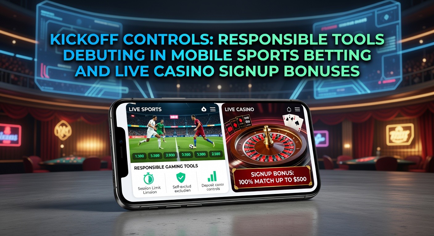 Schermafbeelding van een mobiele app met kickoff controls activerend bij sportweddenschap aanmelding, inclusief limietinstellingen en realiteitschecks