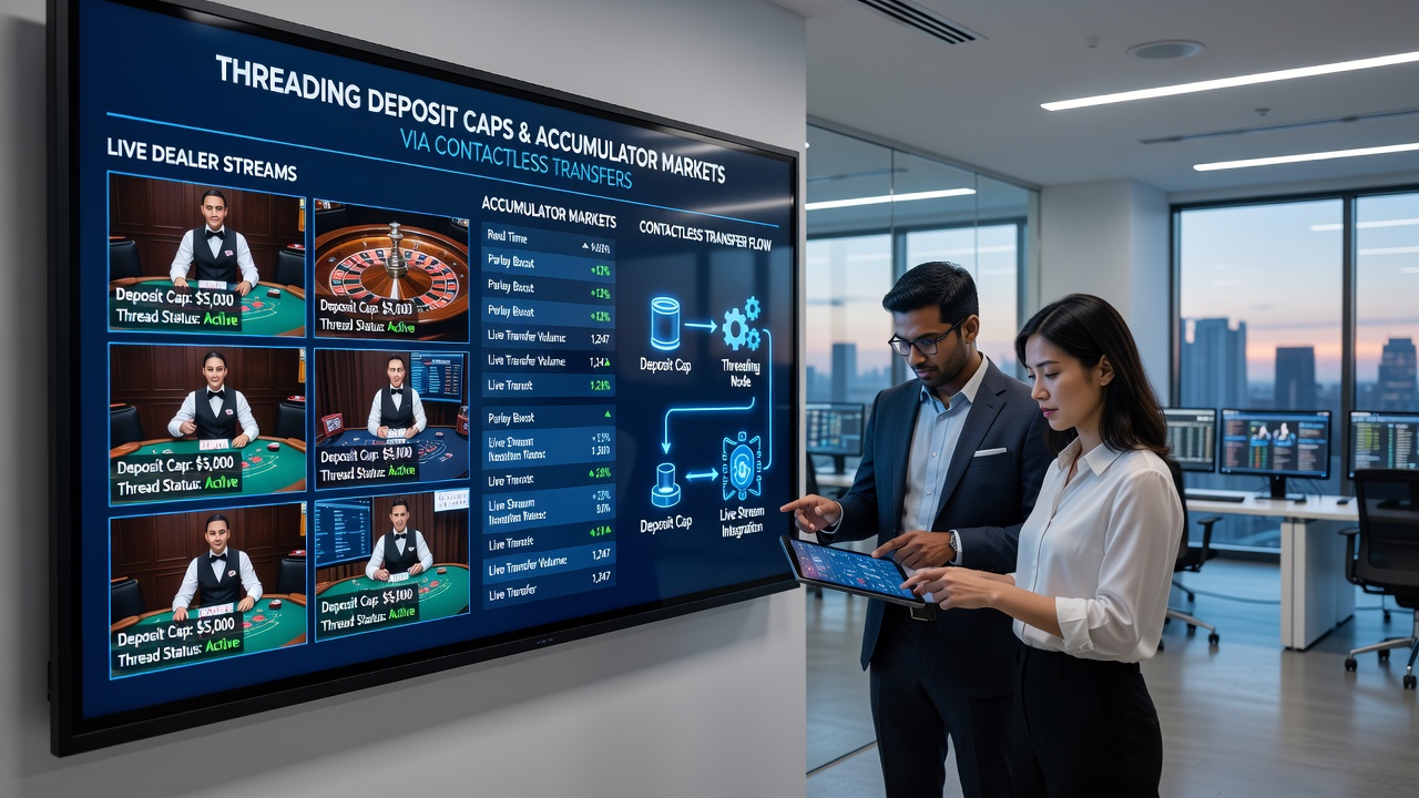 Live dealer tafels waarbij contactloze betalingen stortingslimieten synchroniseren met spelsessies