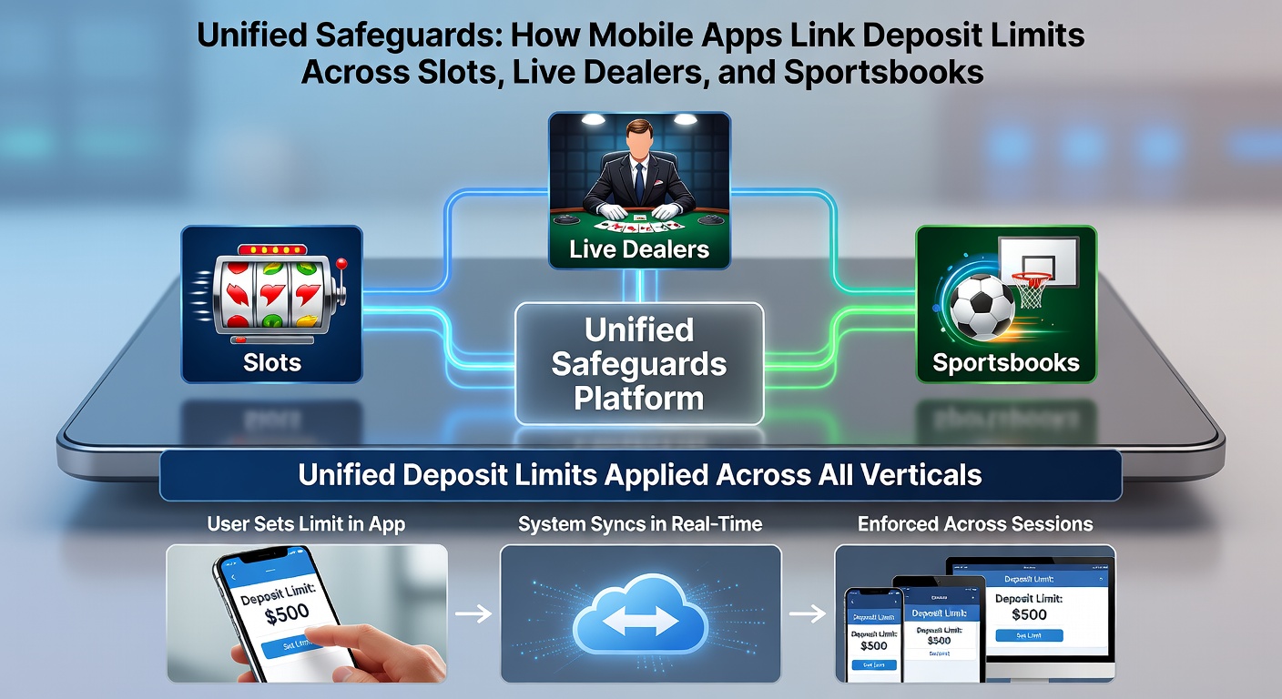 Grafiek met statistieken over het gebruik van unified deposit limits in mobiele gokapps, toonend dalingen in overmatige stortingen